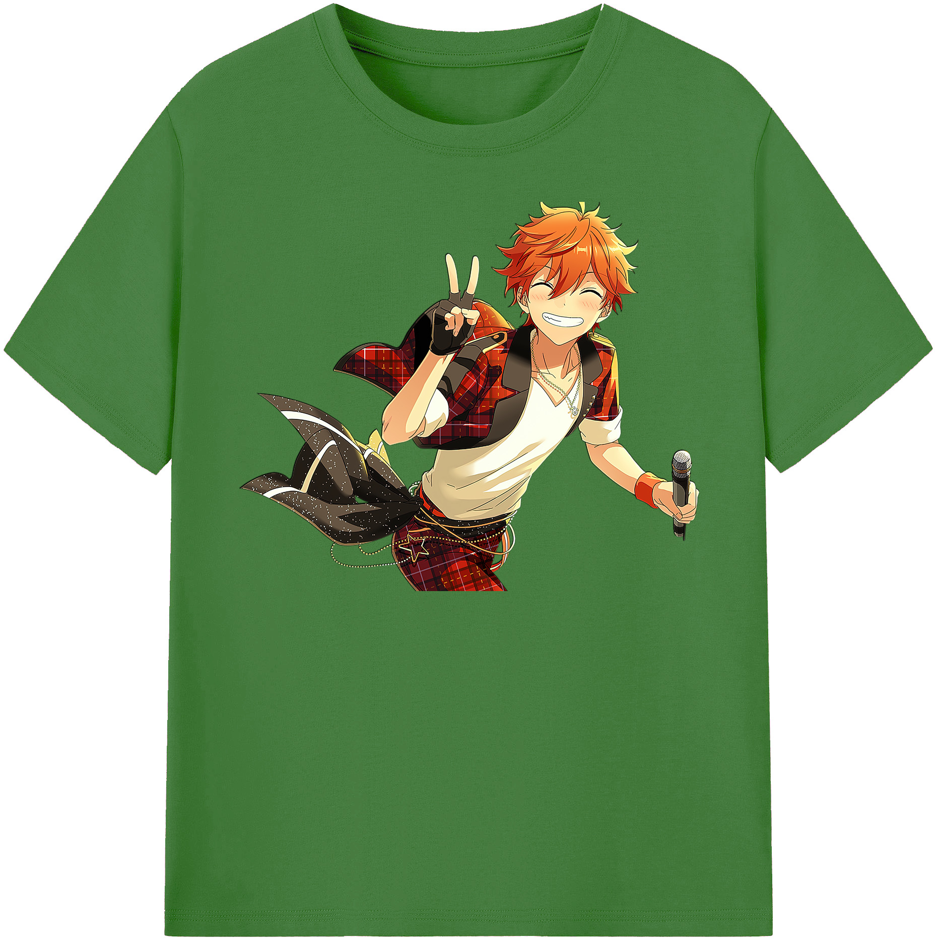 （画像用） あんさんぶるスターズ! Ensemble Stars レディースカジュアルプリントTシャツ（綿100％）
